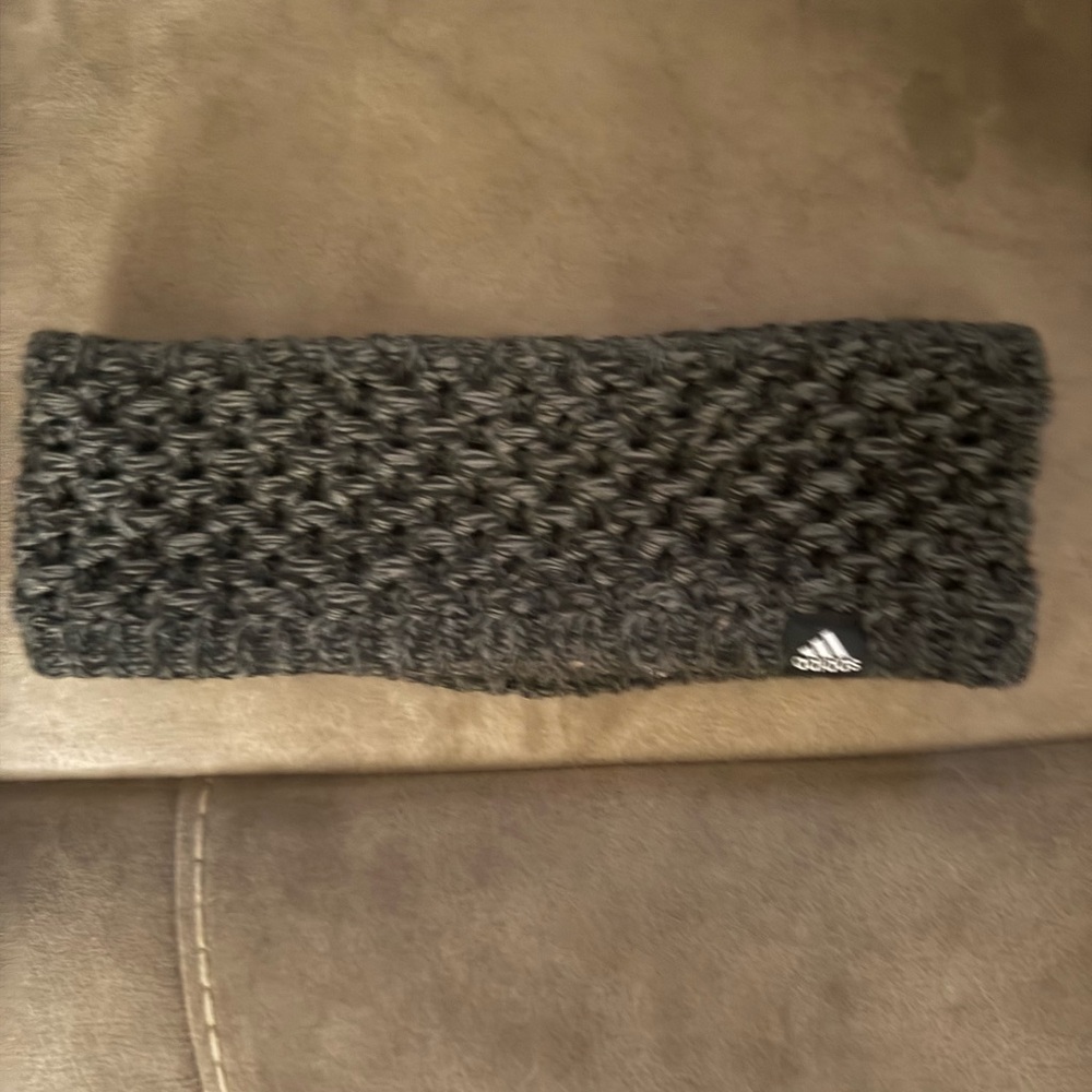 Adidas Charcoal Knit Headband